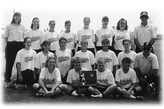 1996 Hillsdale Softball Team